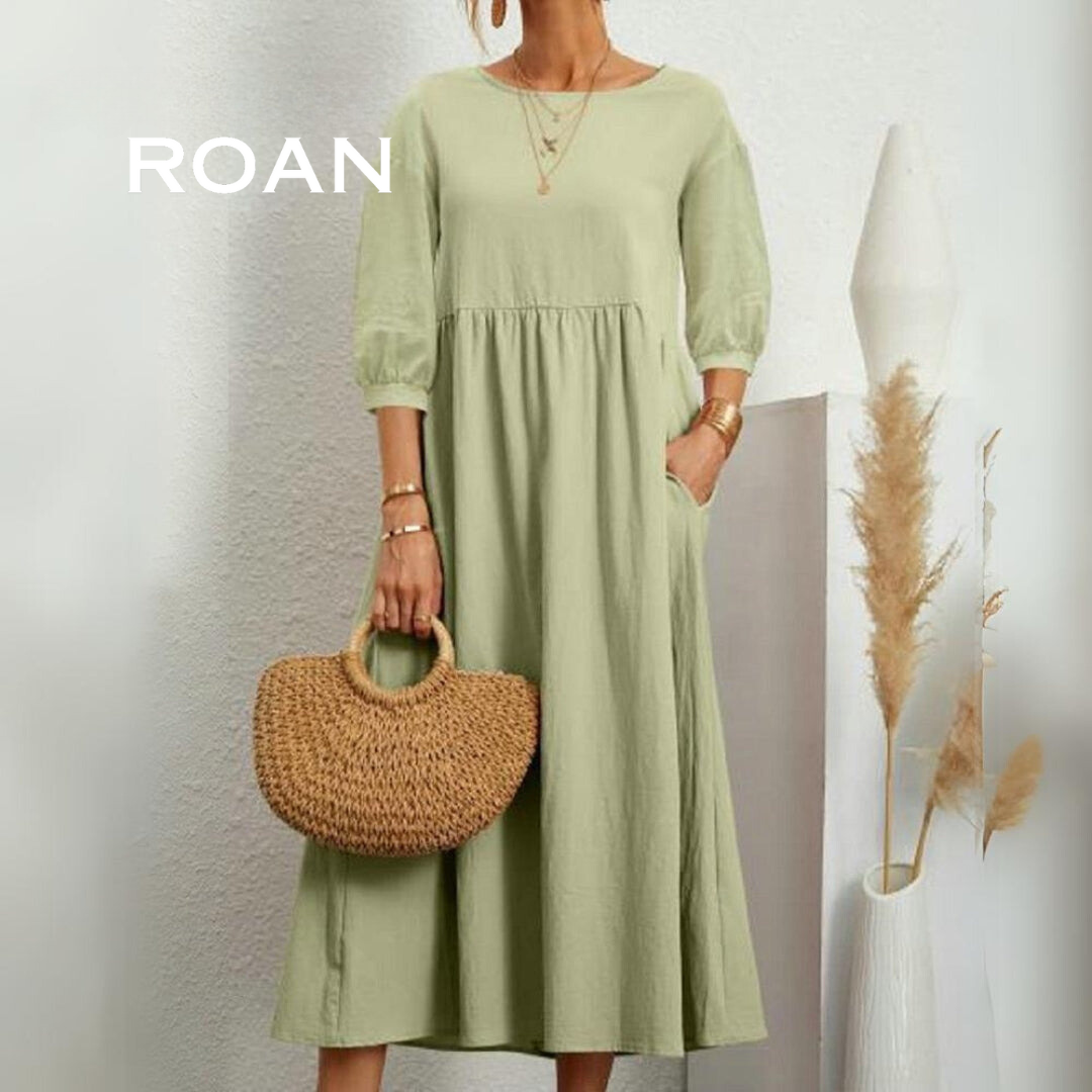 ROAN | Sabine Breathable Linen Maxi Dress