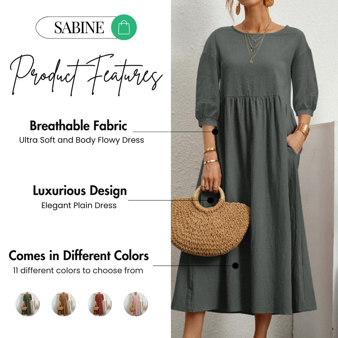 ROAN | Sabine Breathable Linen Maxi Dress