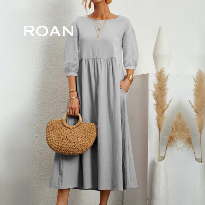 ROAN | Sabine Breathable Linen Maxi Dress