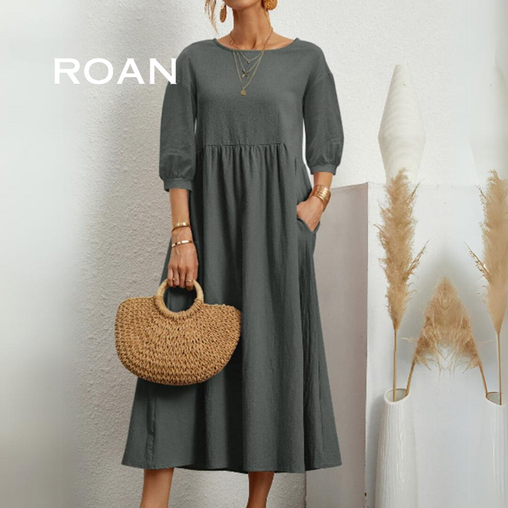 ROAN | Sabine Breathable Linen Maxi Dress