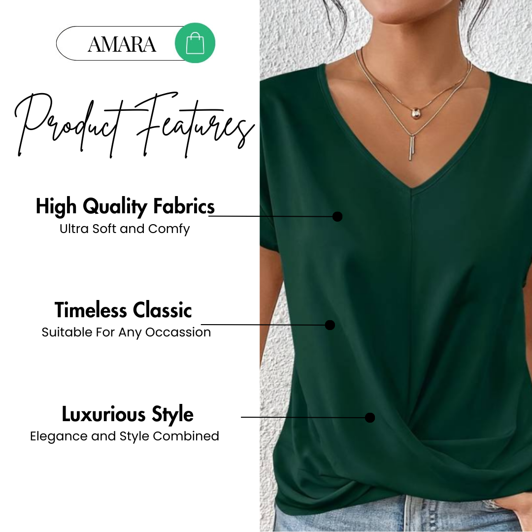 ROAN | Amara The perfect v-neck top