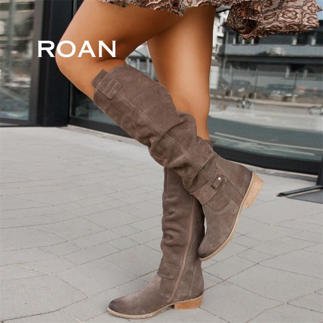 ROAN | Alice High Suede Boots