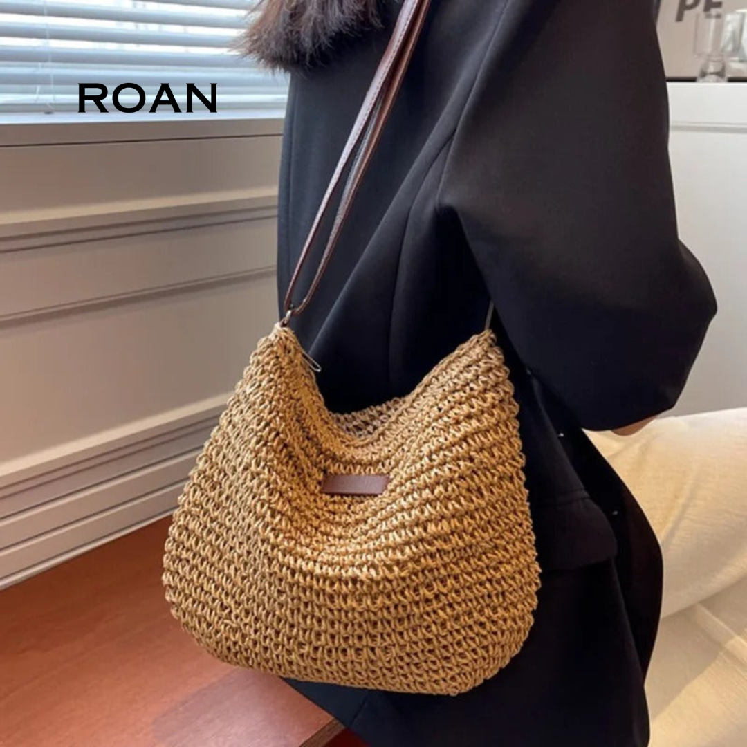 Sarah | Straw crossbody bag