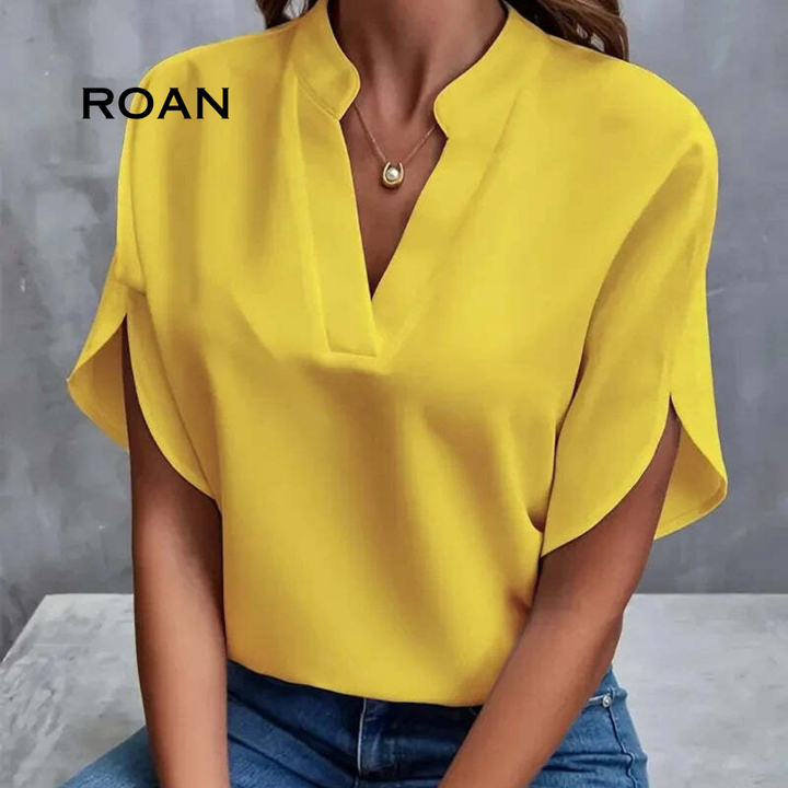 ROAN | Charlotte Classic V-Neck Top