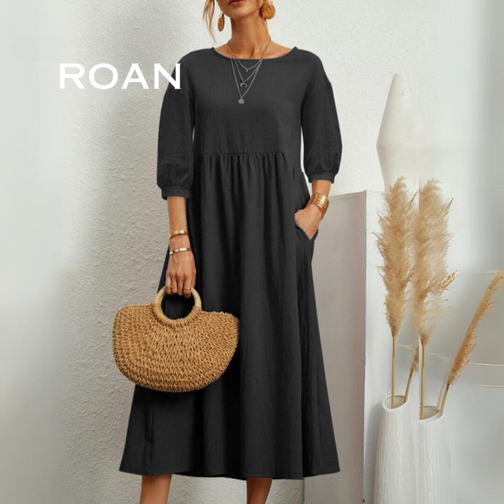 ROAN | Sabine Breathable Linen Maxi Dress