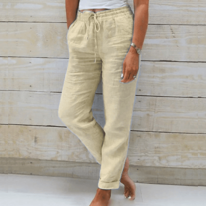 Alexia | Casual Straight Trousers