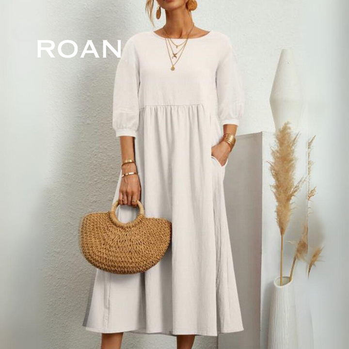 ROAN | Sabine Breathable Linen Maxi Dress