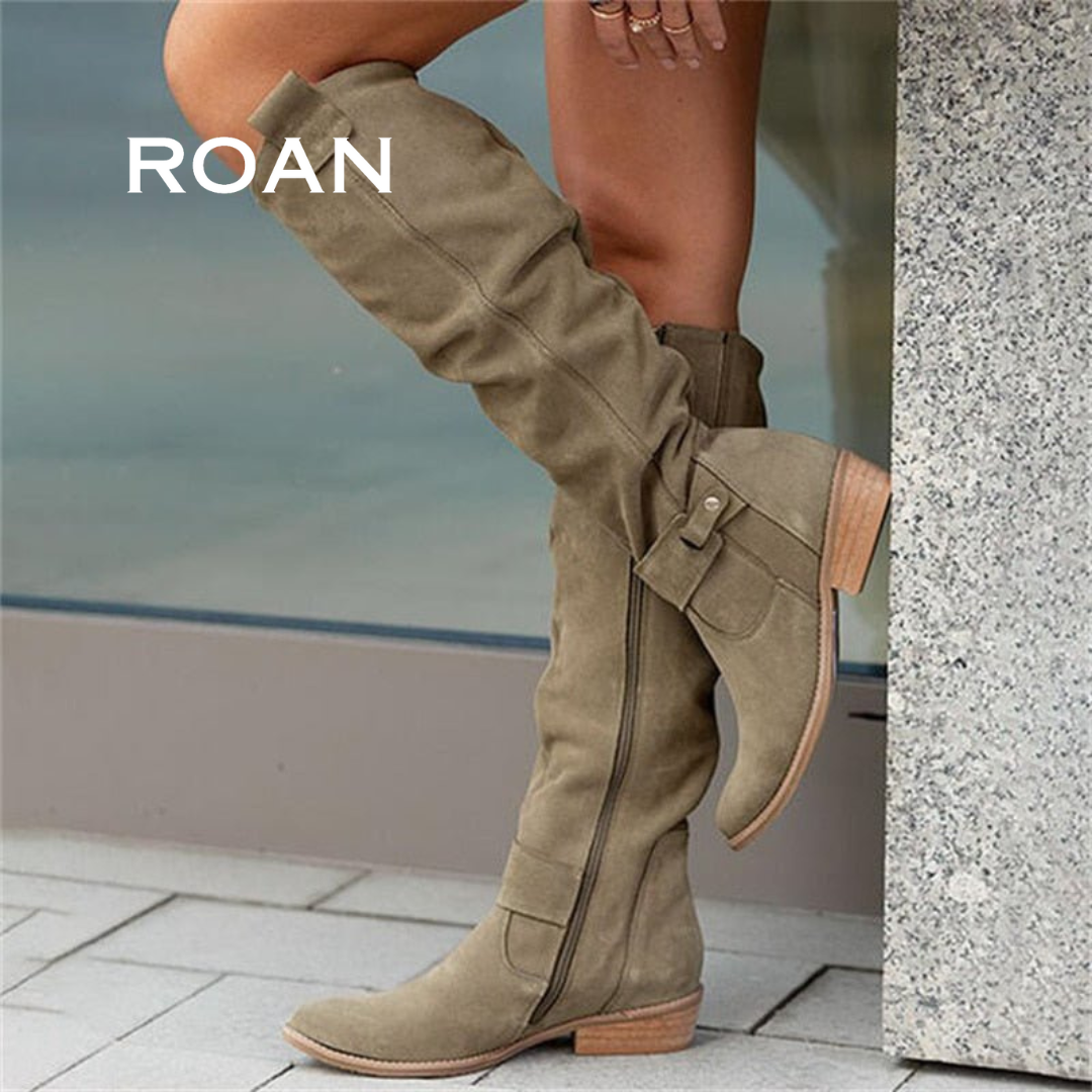 ROAN | Alice High Suede Boots