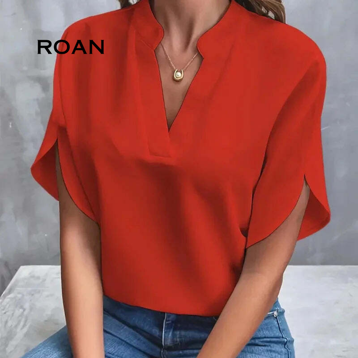 ROAN | Charlotte Classic V-Neck Top