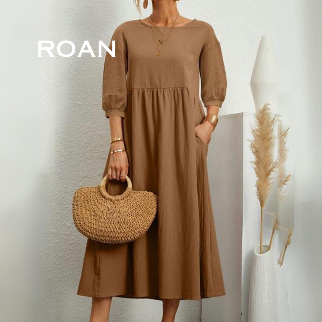 ROAN | Sabine Breathable Linen Maxi Dress