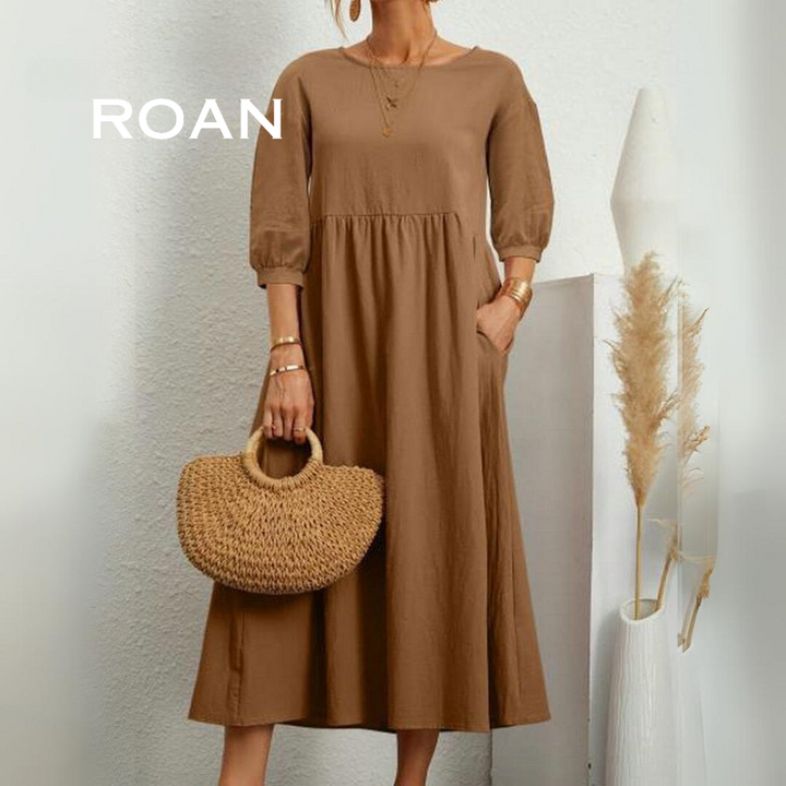 ROAN | Sabine Breathable Linen Maxi Dress