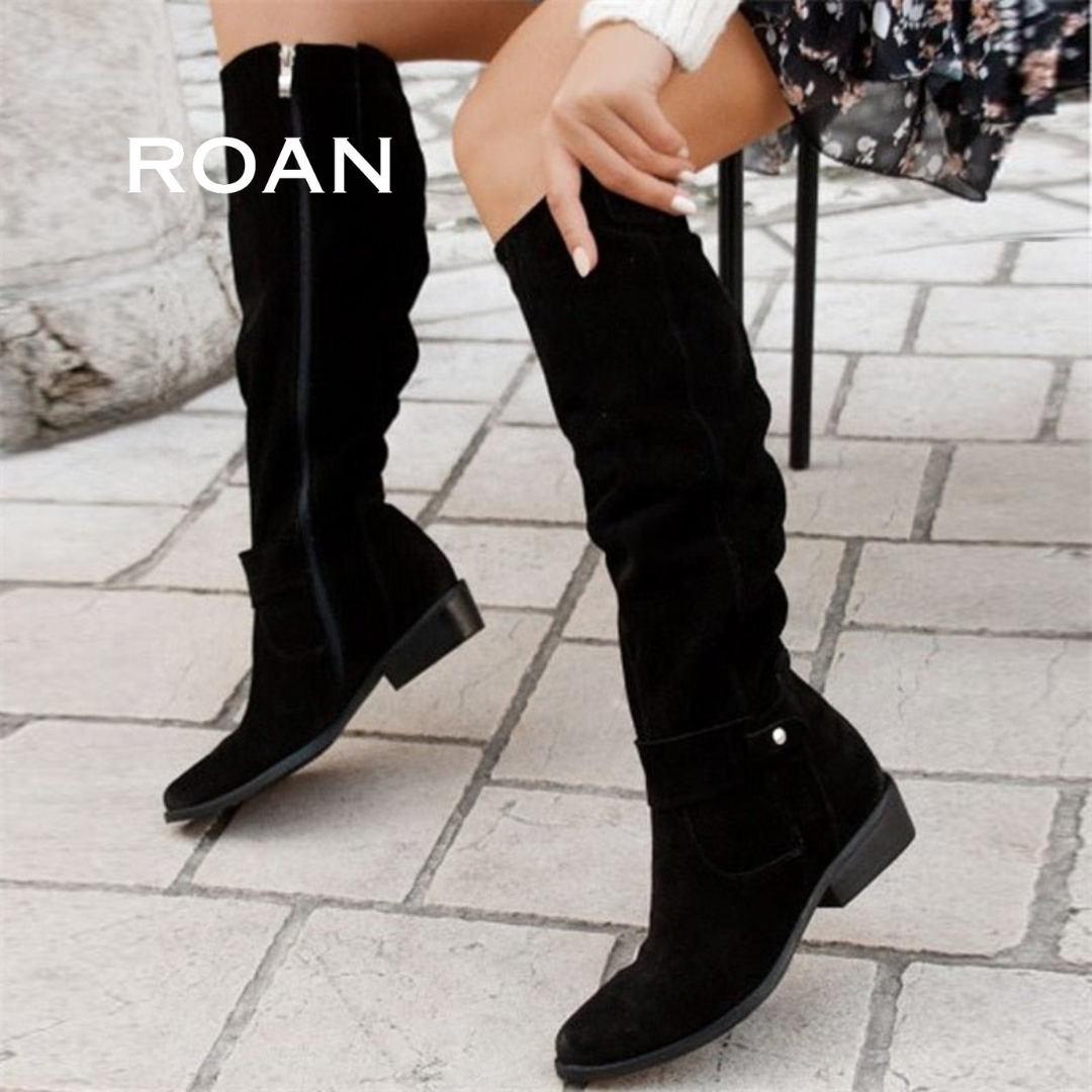 ROAN | Alice High Suede Boots