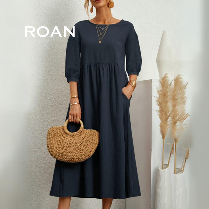 ROAN | Sabine Breathable Linen Maxi Dress