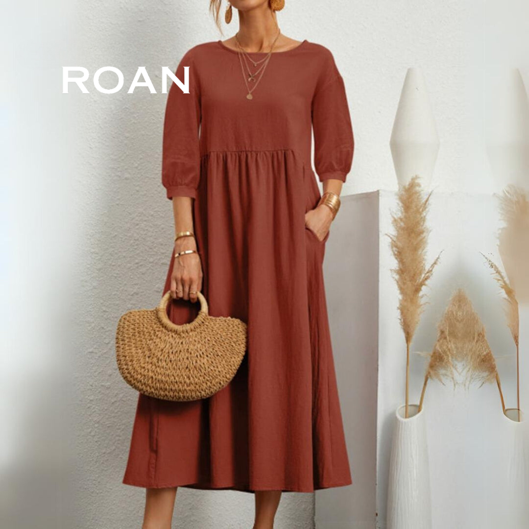 ROAN | Sabine Breathable Linen Maxi Dress