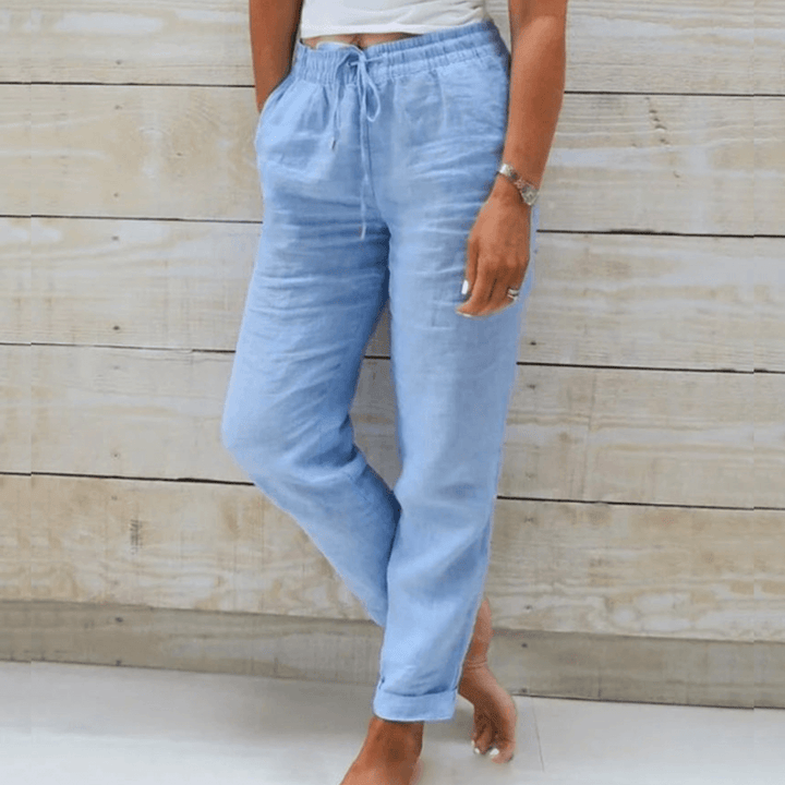 Alexia | Casual Straight Trousers