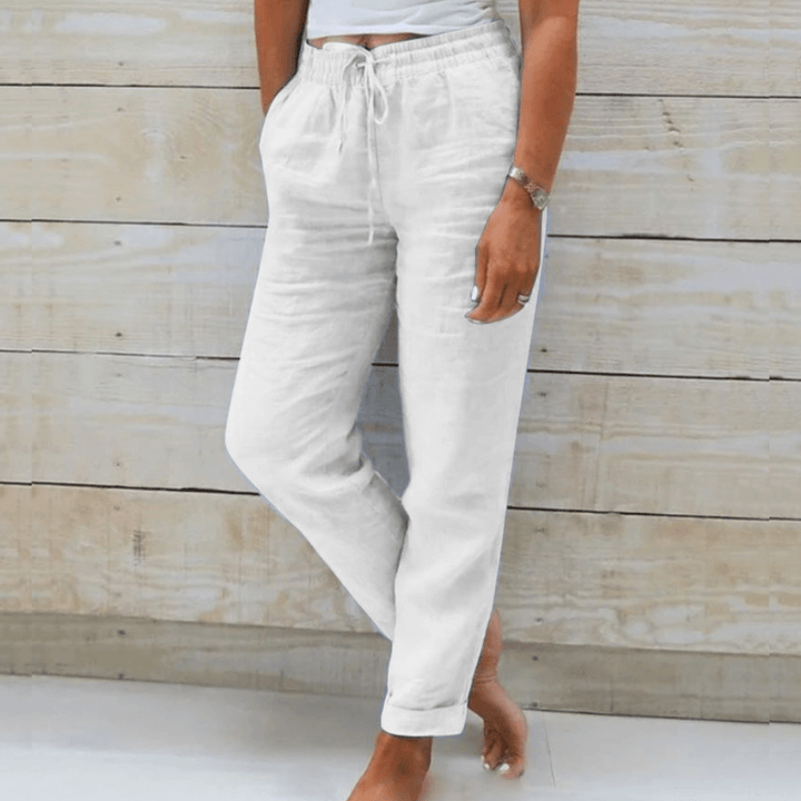 Alexia | Casual Straight Trousers