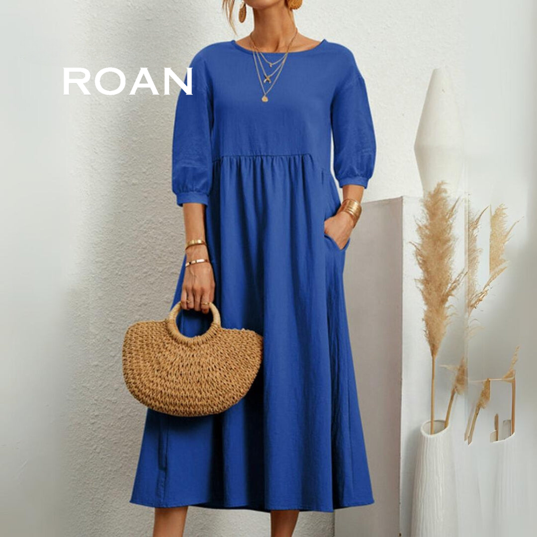 ROAN | Sabine Breathable Linen Maxi Dress