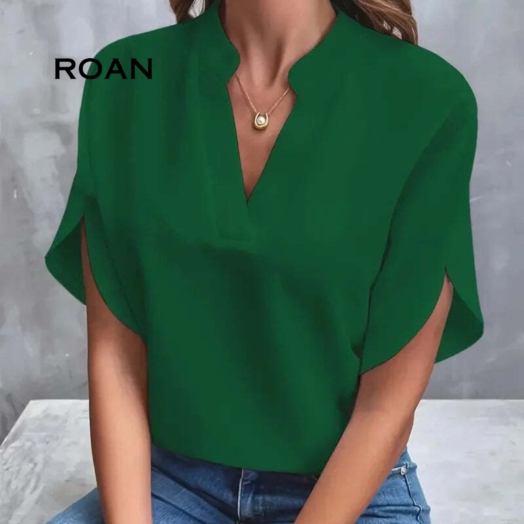 ROAN | Charlotte Classic V-Neck Top