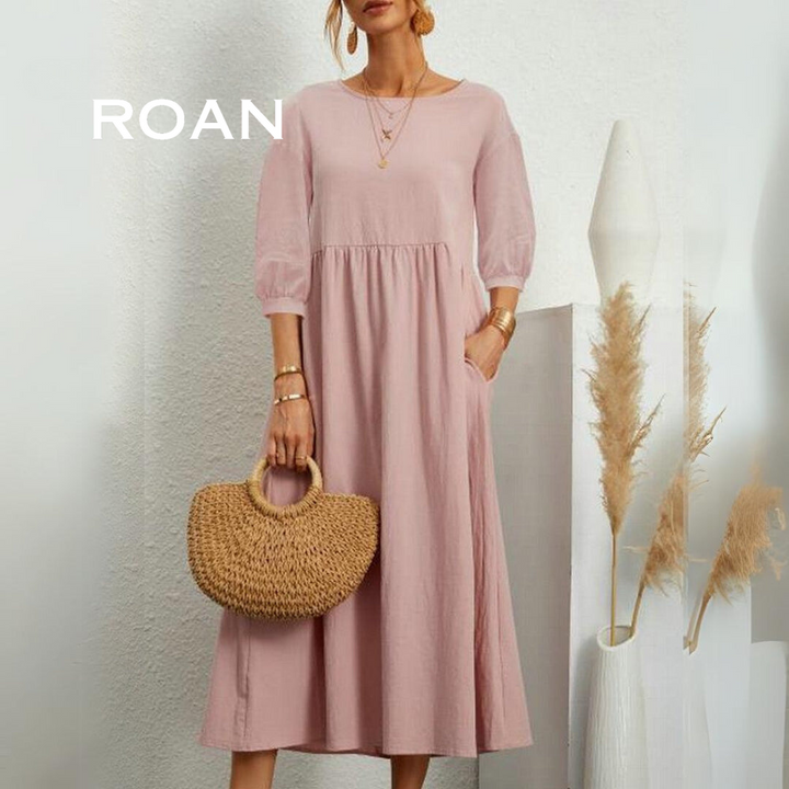 ROAN | Sabine Breathable Linen Maxi Dress