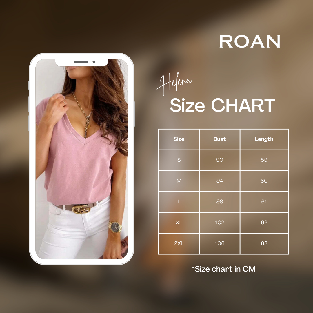 ROAN | Helena breathable v-neck top