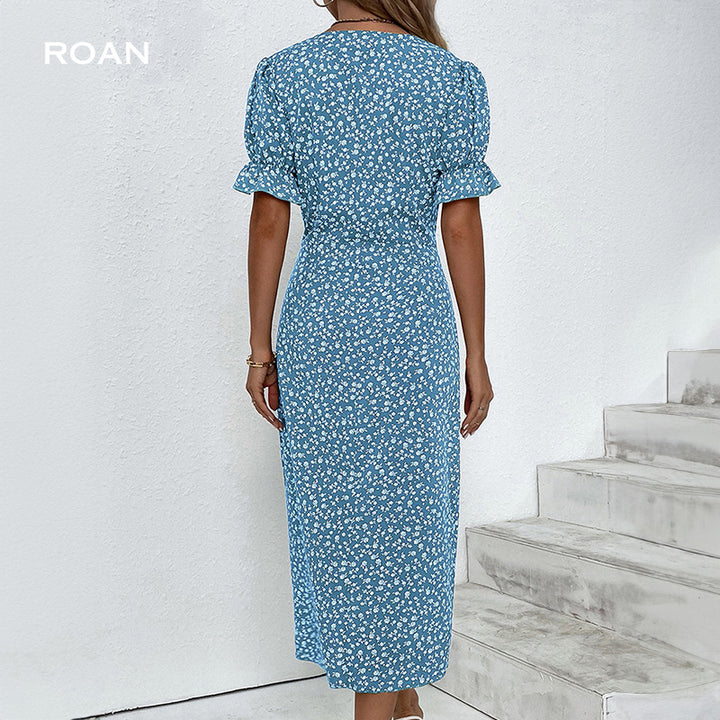 Gisele | Elegant Floral Print Dress