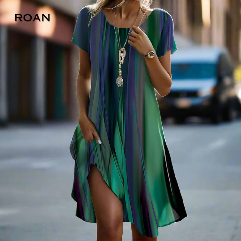 Ruby | Elegant Boho Gradient Dress