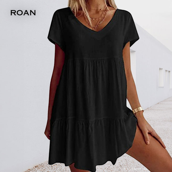 Tatiana | Flowy Casual Loose Short-Sleeved Dress