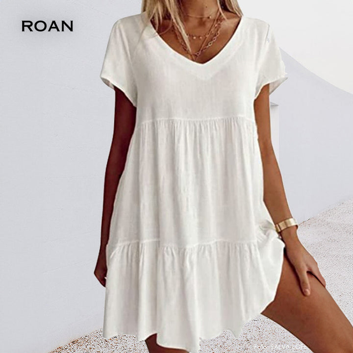 Tatiana | Flowy Casual Loose Short-Sleeved Dress