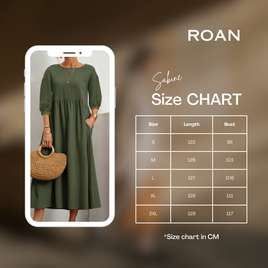 ROAN | Sabine Breathable Linen Maxi Dress