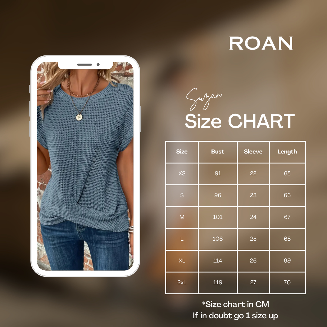 ROAN | Suzan Casual Knitted Top With O-Neck